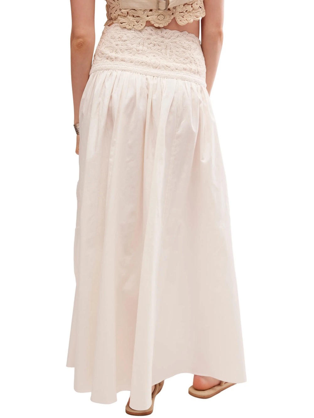 Free People - Bella Battenburg Skirt Size US 4 - Picture 2 of 9